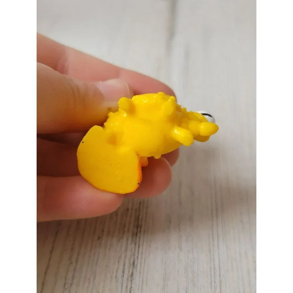 Moose Yellow mini crab creature toy‎ figure spill